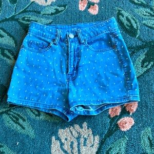 Urban Outfitters BDG Polka Dot Jeans Shorts